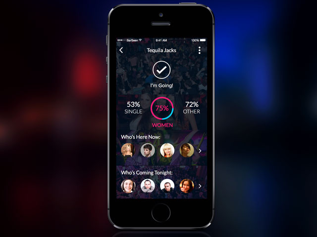 BarSeen iOS & Android App UI/UX Design