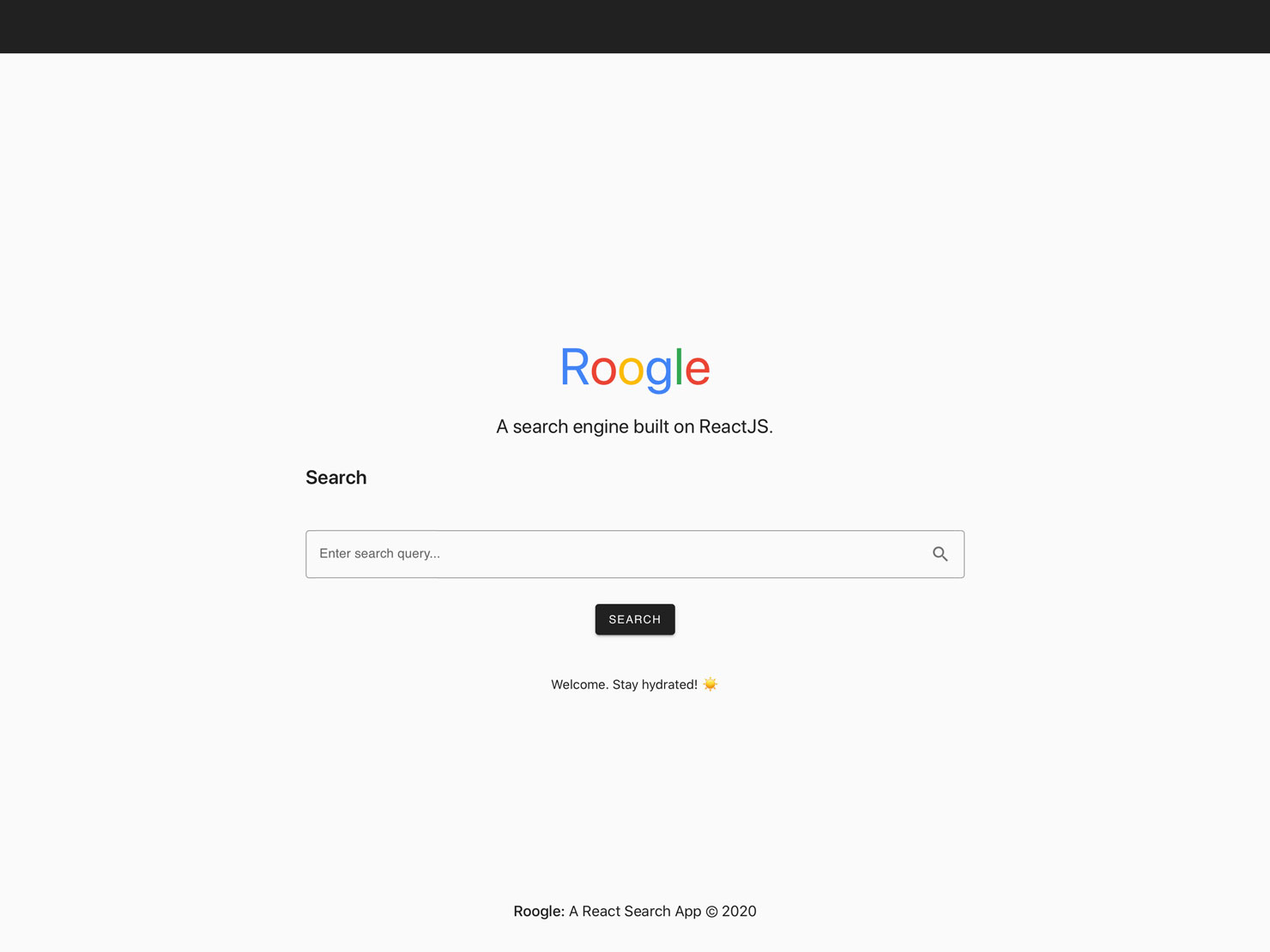 Roogle: A React Search App